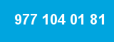 977 104 01 81 977 104 01 81